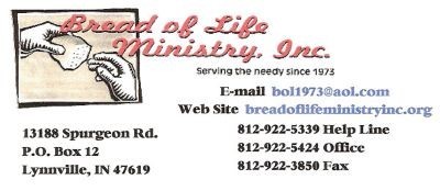 Bread of Life Ministry INC - Home